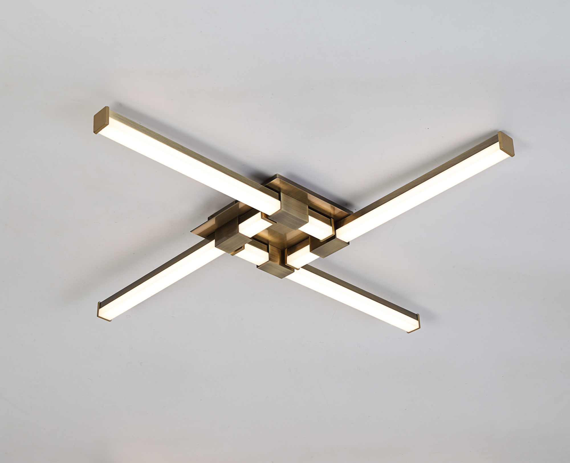 Cinto Antique Brass Ceiling Lights Mantra Flush Fittings